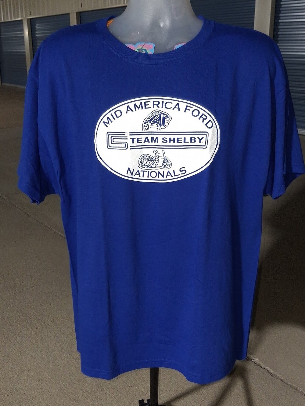 Vintage FORD MUSTANG TEAM SHELBY T Shirt Size XL